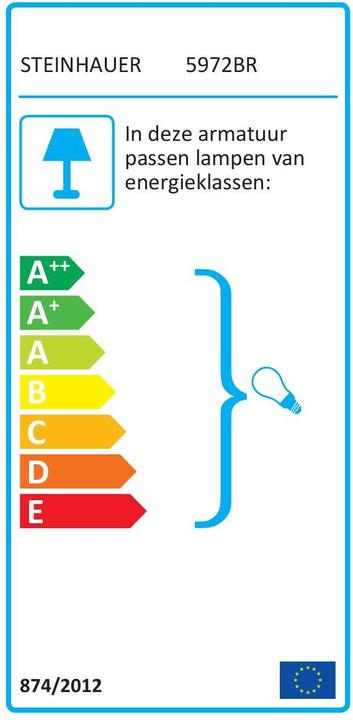 Energie-Label Steinhauer Pimpernel (E14)