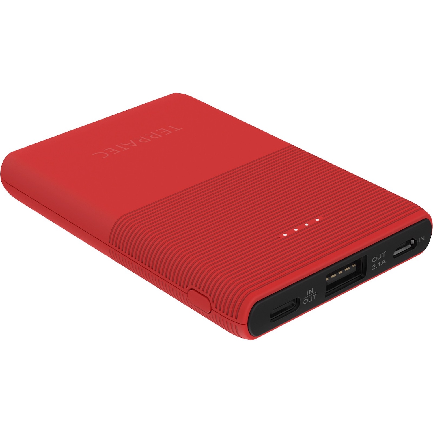 Terratec P50 Pocket (5000 mAh, 5 W, 18.50 Wh), Powerbank, Rot