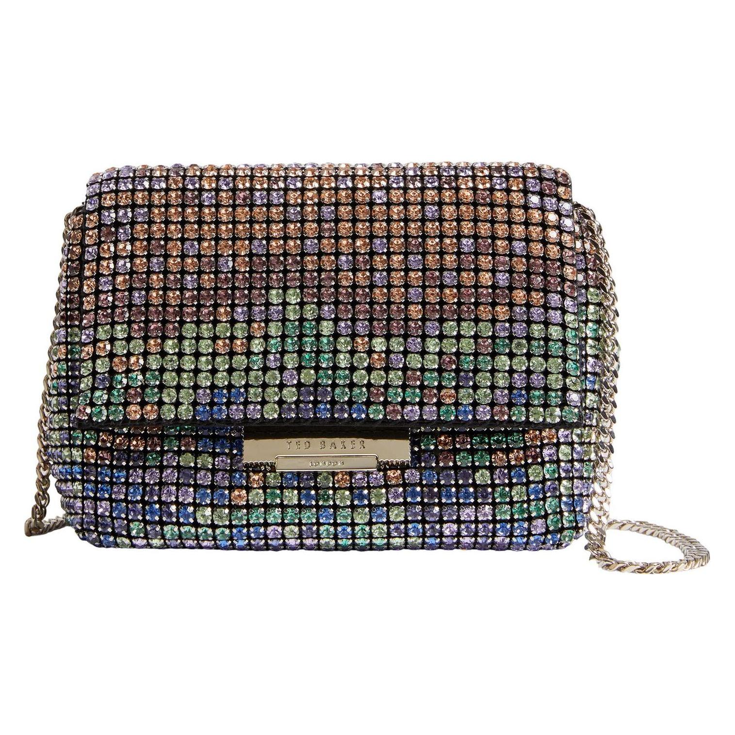 Ted Baker, Damen, Handtasche, Seurat Crystal Mini Crossbody Bag, Mehrfarbig