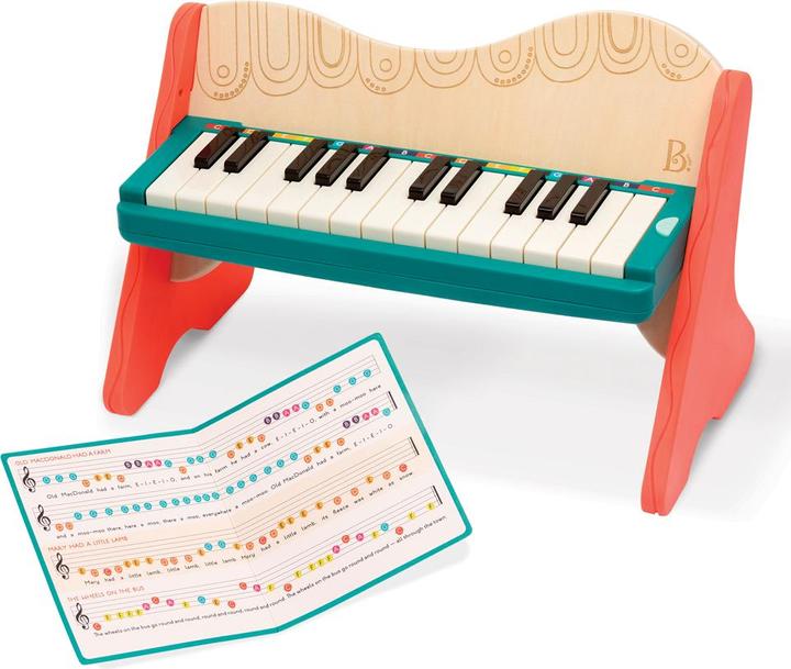 Image du produit B.toys B. Mini Maestro - Mini-piano pour enfants à 25 touches, livret de musique inclus (Anglais)