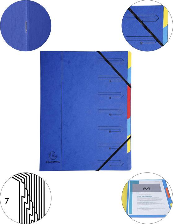 Produktbild Exacompta Ordnungsmappen (A4, 1x)