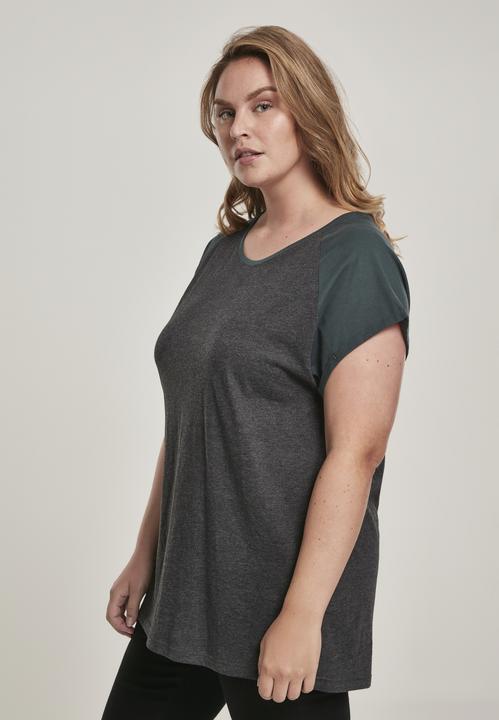 Immagine prodotto Urban Classics Tee Raglan a contrasto da donna (XXL)