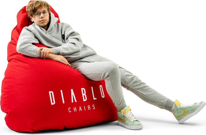 Image du produit Diablo Pouf Gamer - Rouge