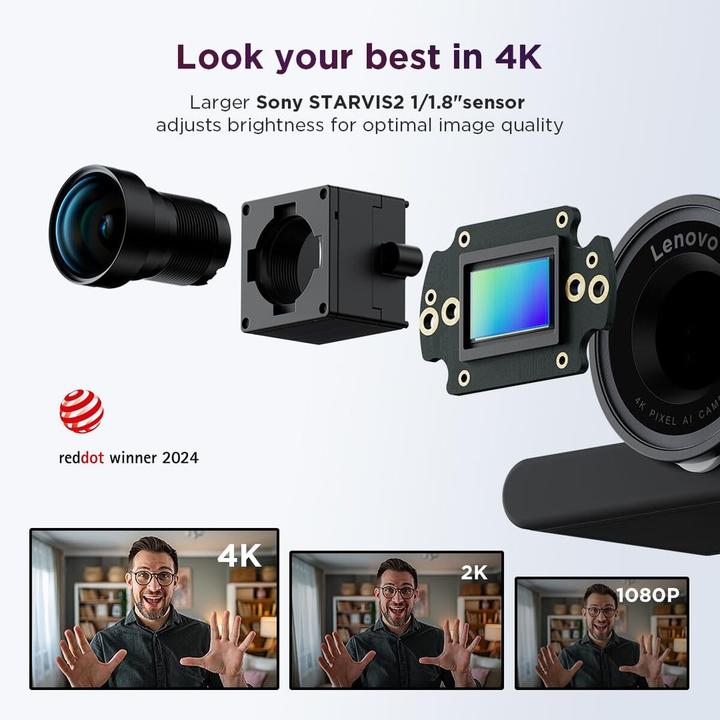Image du produit Lenovo Webcam QHD (4 Mpx)