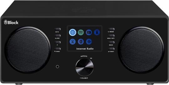 Produktbild Block Internet Radio Cr-20 Black (FM, DAB+, WLAN)