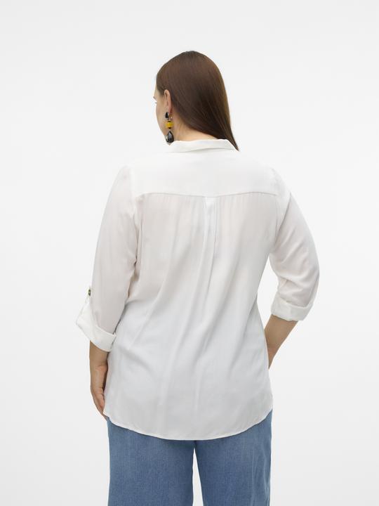 Produktbild Vero Moda Normal geschnitten Hemdkragen Curve Ärmel mit Umschlag Hemd Hemd (52)
