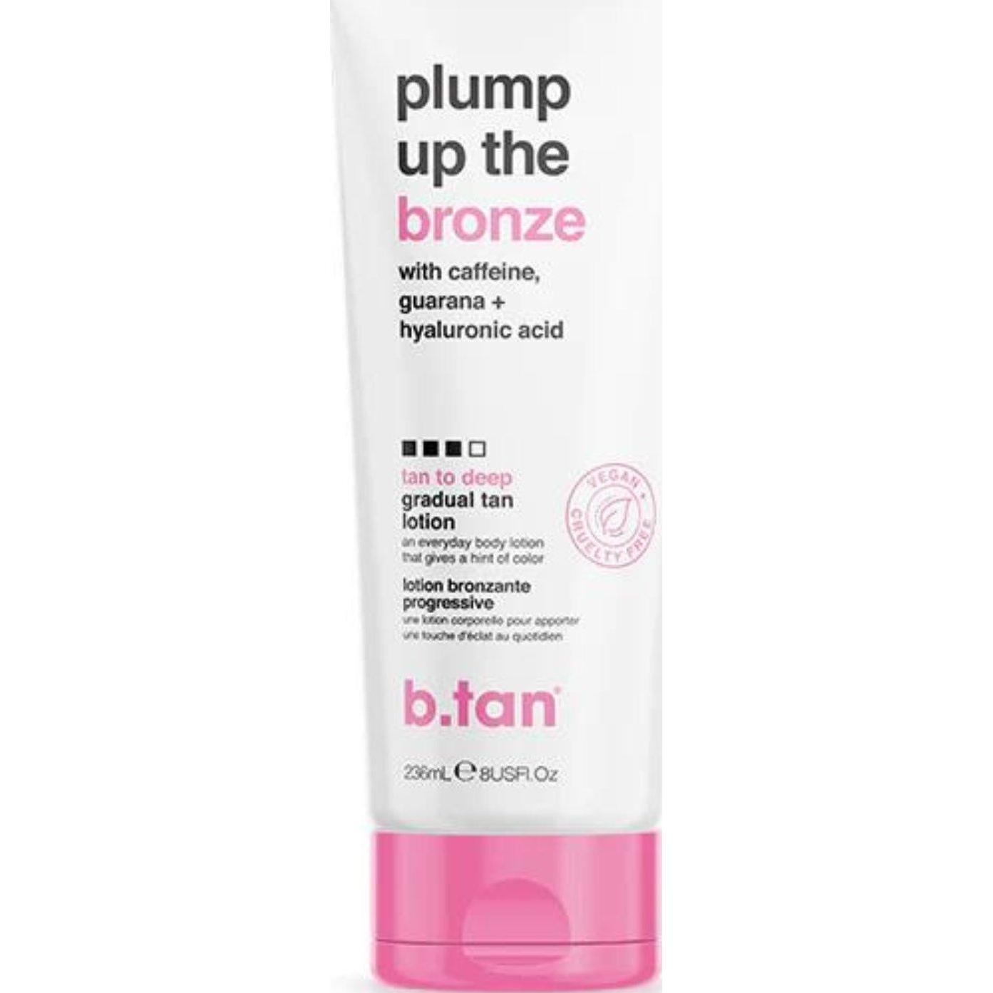 B.Tan, Selbstbräuner, Plump Up The Bronze Tan To Deep Gradual Lotion 236 ml (Selbstbräunungstuch, 236 ml)