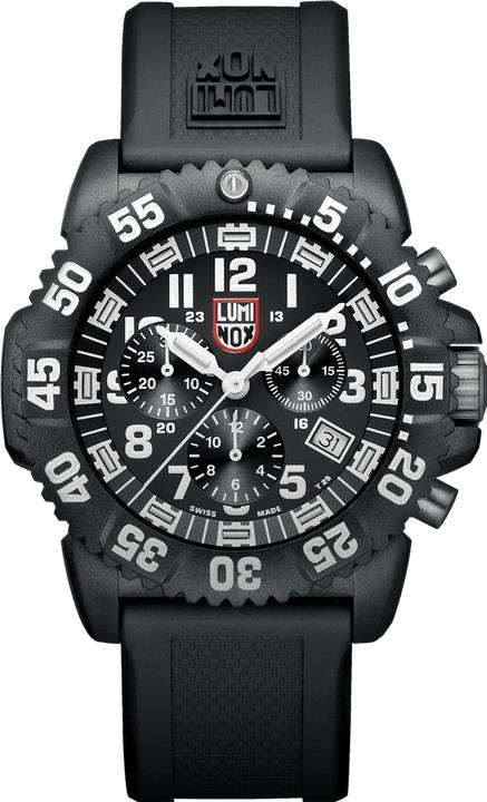 Actual product image Luminox Navy Seal Colormark 3080 (Chronograph, Analogue wristwatch, Diving watch, Swiss made, 44 mm)