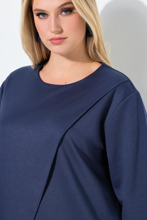 Actual product image Ulla Popken Asymmetric Modal Blend Sweatshirt (60)