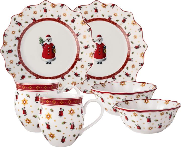 Villeroy & Boch Toy's Delight Frühstücks-Set Santa (2 Stück)