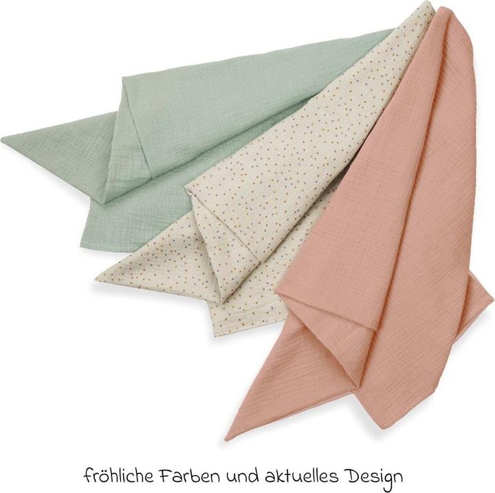 Image du produit Hauck Cuddle N Clean 3Set Sage/Beige Dots/ Cork (80 cm, 80 cm)