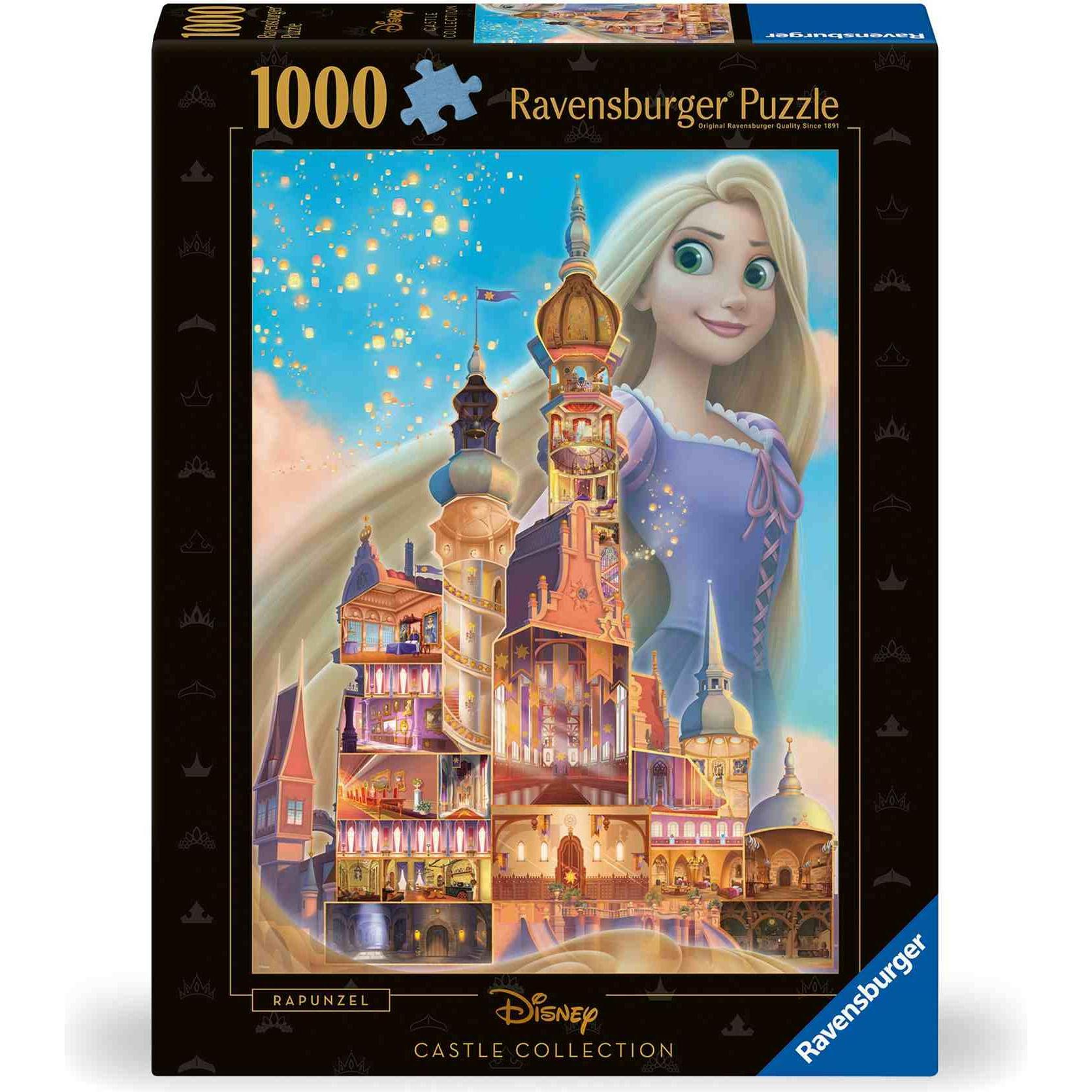 Ravensburger Puzzle 12000264 - Rapunzel - 1000 Teile Disney Castle Collection Puzzle für Erwachsene (1000 Teile)