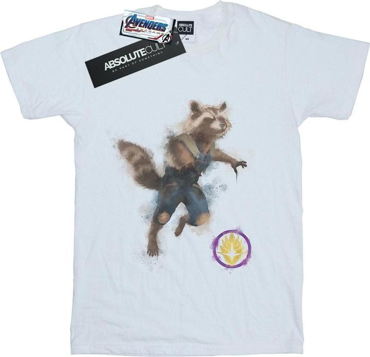 Produktbild Avengers Endgame Painted Rocket TShirt (3XL)