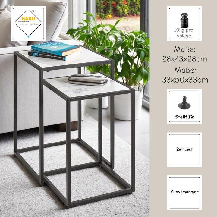 Image du produit HAKU Möbel Beistelltisch 2er Set