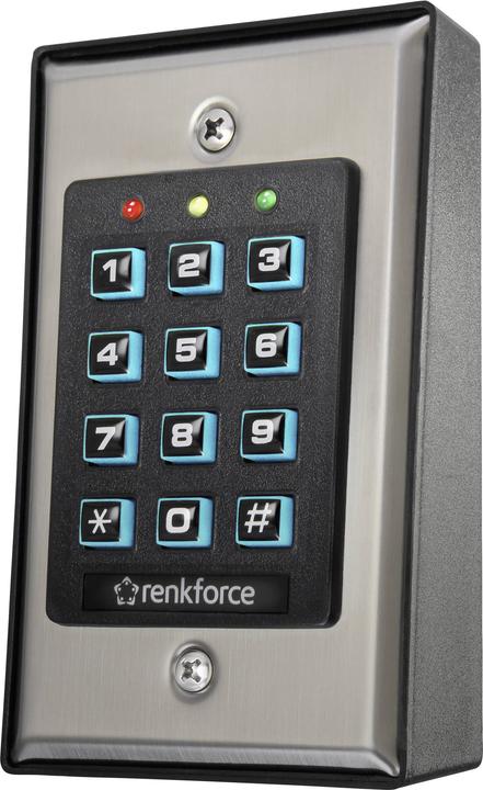 Actual product image Renkforce 1-channel multifunction code lock (Electronic numerical code)