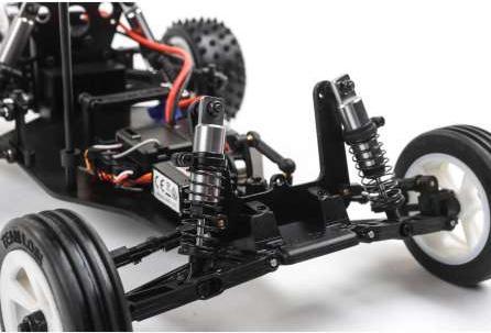 Actual product image Losi Mini JRX2 Electric Brushed Buggy 2WD 1:16 RTR Black (RTR Ready-to-Run)