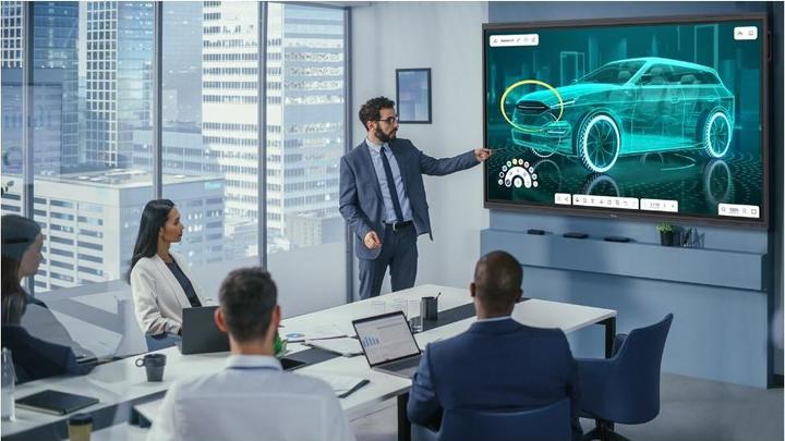 Immagine prodotto Optoma 5753RK 75 pollici 400cd/m2 UHD Interactive 4K Multi-Touch Display Android 13 Integrated Google Pl (3840 x 2160 pixel, 75")