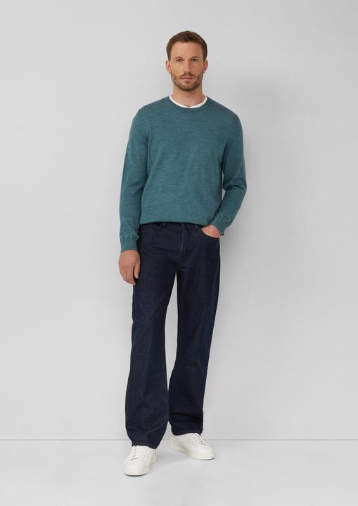 Produktbild s.Oliver Strickpullover Strickpullover aus reiner Merinowolle (L)