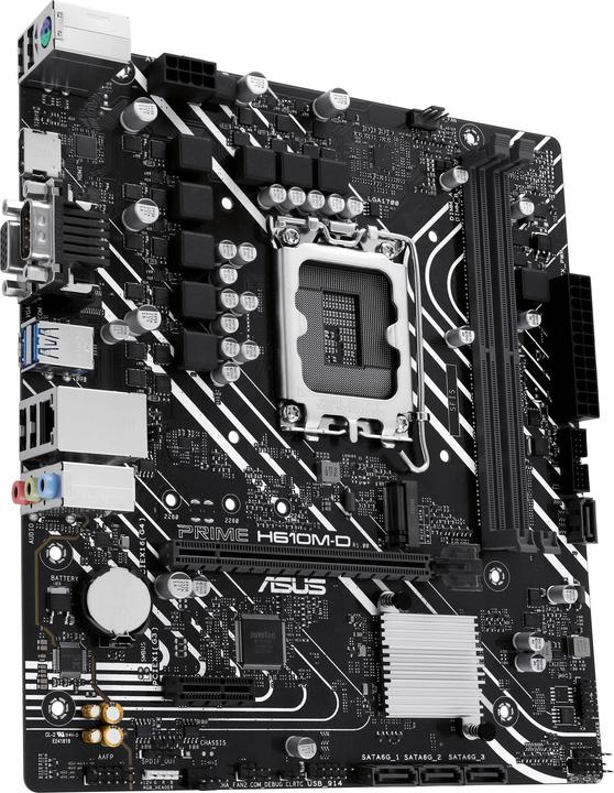 Actual product image ASUS PRIME H610M-D (LGA 1700, Intel H610, mATX)