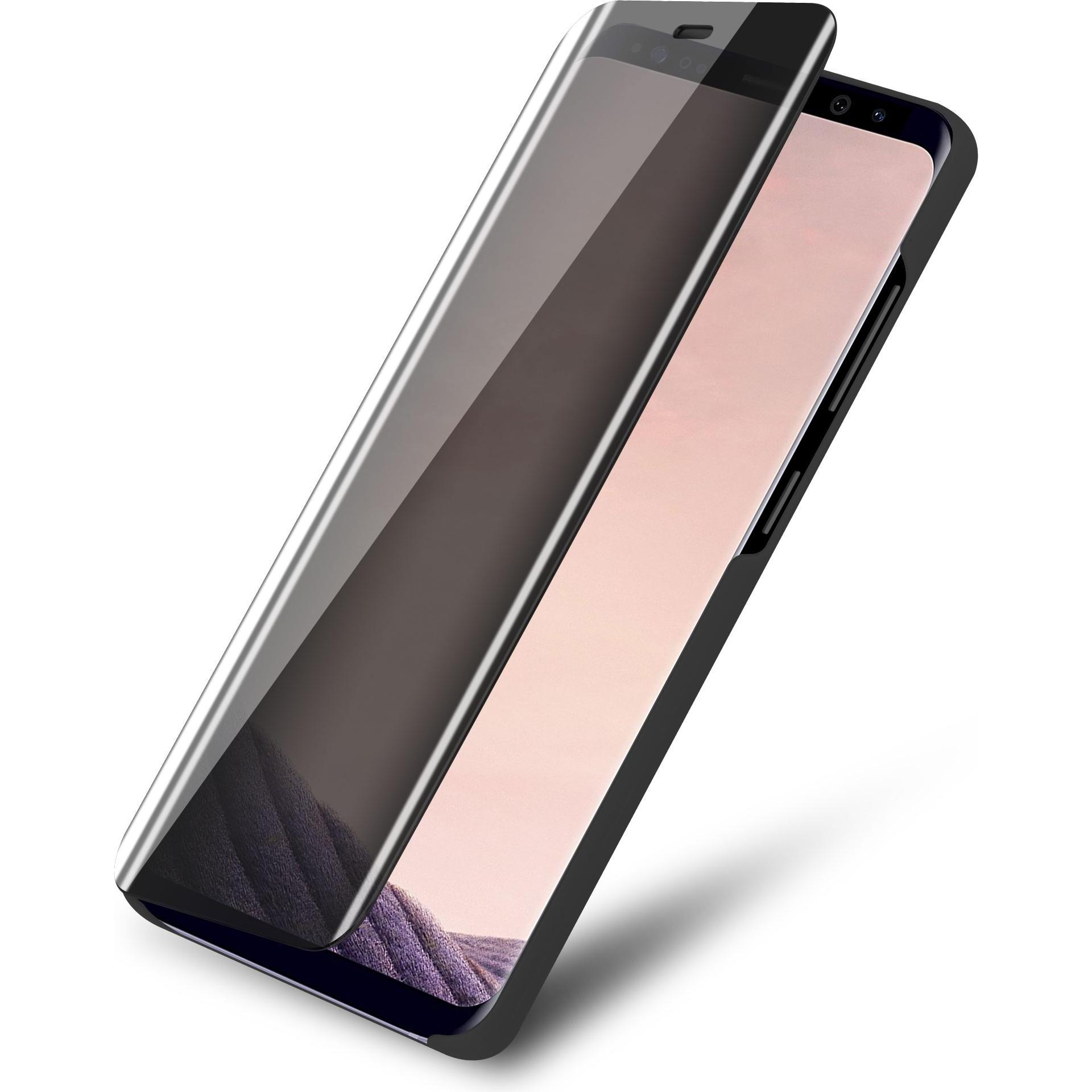 Thumbnail - Cadorabo Book Smart View Spiegel Cover (Samsung Galaxy S8+), Smartphone Hülle, Schwarz