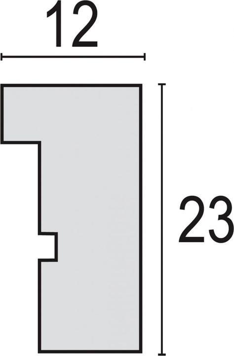 Actual product image ZEP Picture Frame V4557B Malmo Black 9x13 / 13x18 cm (9 x 13 cm, 13 x 18 cm)