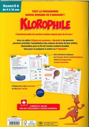 Immagine prodotto Klorophile 15 jours en vacances HarmoS 6 (Francese, Collettività, 2022)