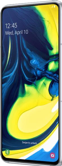 Produktbild Samsung Galaxy A80 (128 GB, Ghost White, 6.70", Dual SIM, 4G)