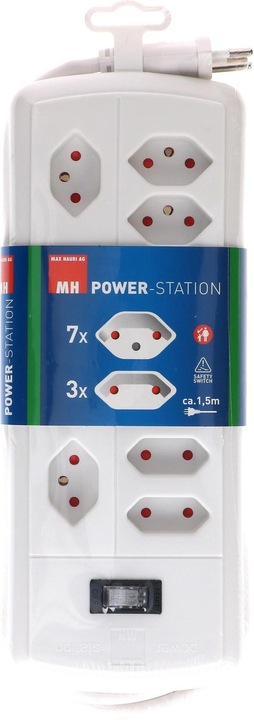 Image du produit Max Hauri Kit de gestion des câbles Cable Home : boîte grande + station d'alimentation + tuyau spiralé
