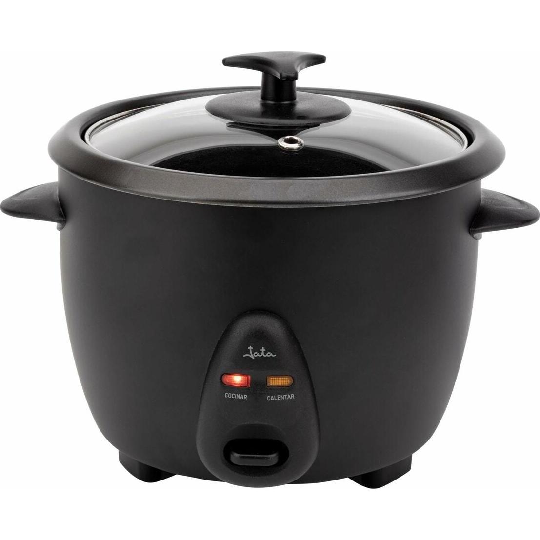 Jata Nero Reiskocher Jear2528 1000 W, Vaporiera + Cuociriso,