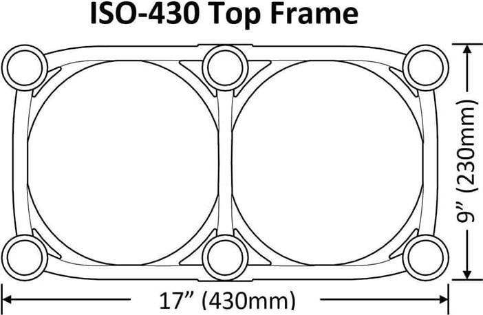 Actual product image Isoacoustics ISO-430 isolatie statief voor studiomonitor of gitaarversterker (Stand, Tiltable)