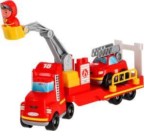Produktbild Ecoiffier Abrick Feuerwehr Zwei Fahrzeuge, Bewegliche Elemente 34 Zubehör