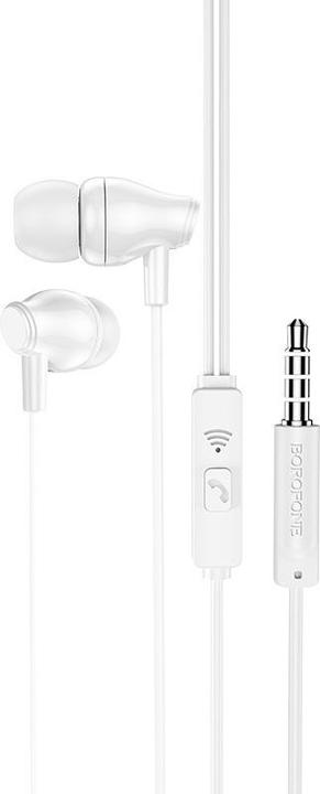 Borofone Casque BM61W Wanderer Blanc (Filaire)