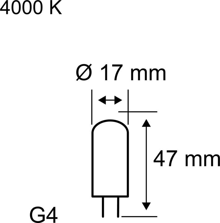Productafbeelding Paulmann Speldbasis (G4, 3 W, 300 lm, 1 x, F)