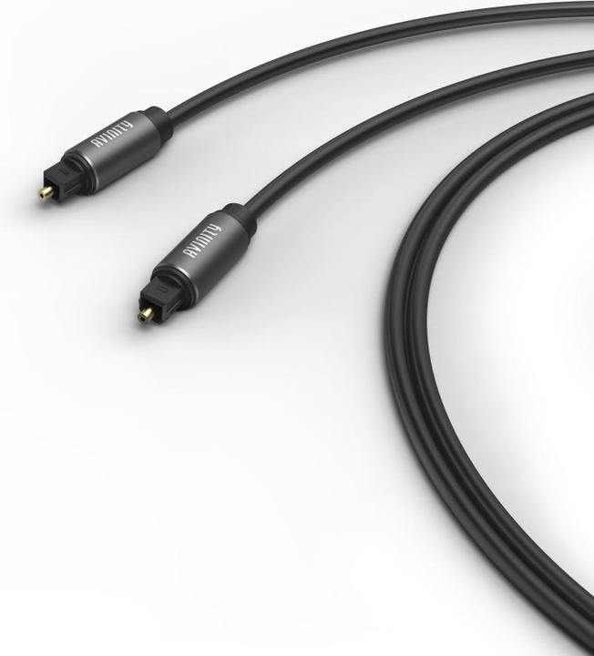 Produktbild Avinity Audio-Lichtleiter-Kabel, ODT-Stecker (Toslink), Metall, 2,0 m (2 m, Optisch)