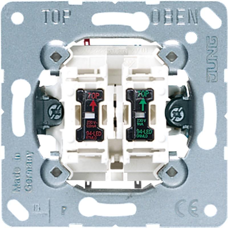 JUNG, Zubehör Schalterprogramm, Wechselschalter UP IP20 2f 505KO5VEUM230