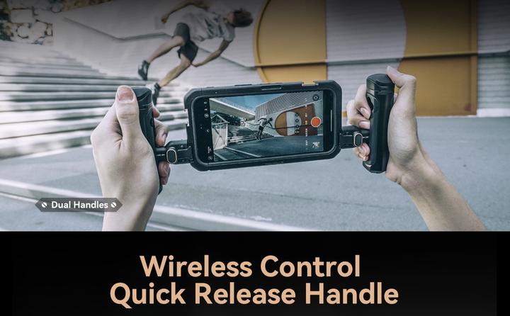 Image du produit SmallRig Rotatable Wireless Control & Quick Release Side Handle 4402B (Cage, Poignée)