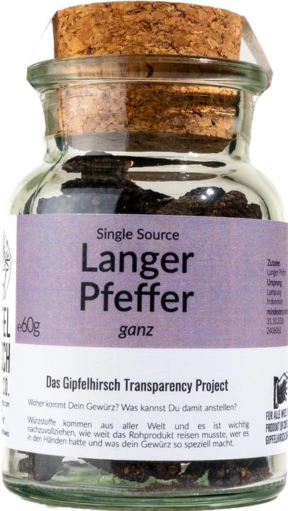 Image du produit Gipfelhirsch Langer Pfeffer, ganz (60 g)