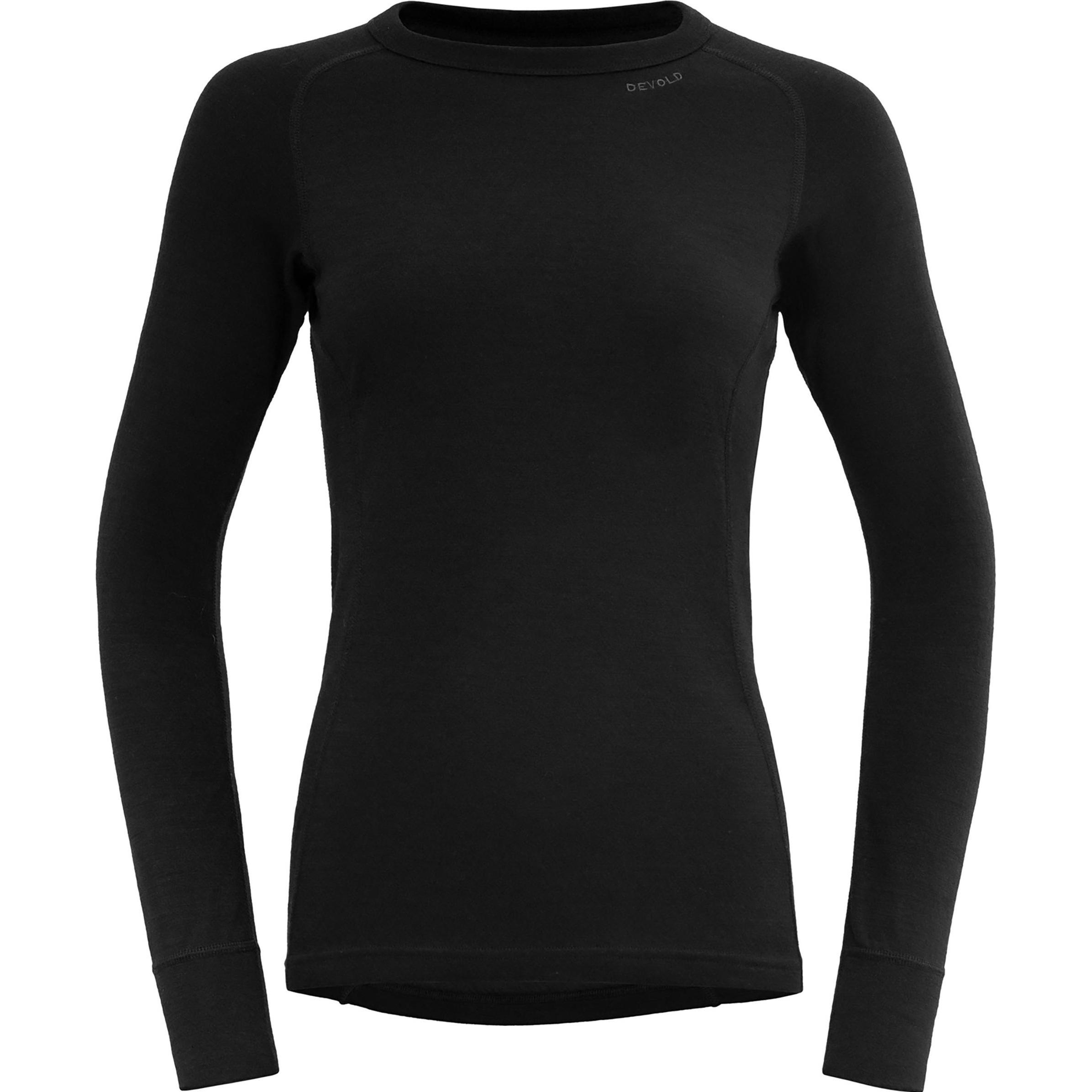 Devold, Damen, Funktionsshirt, Duo Active Woman Shirt (XS), Schwarz, XS