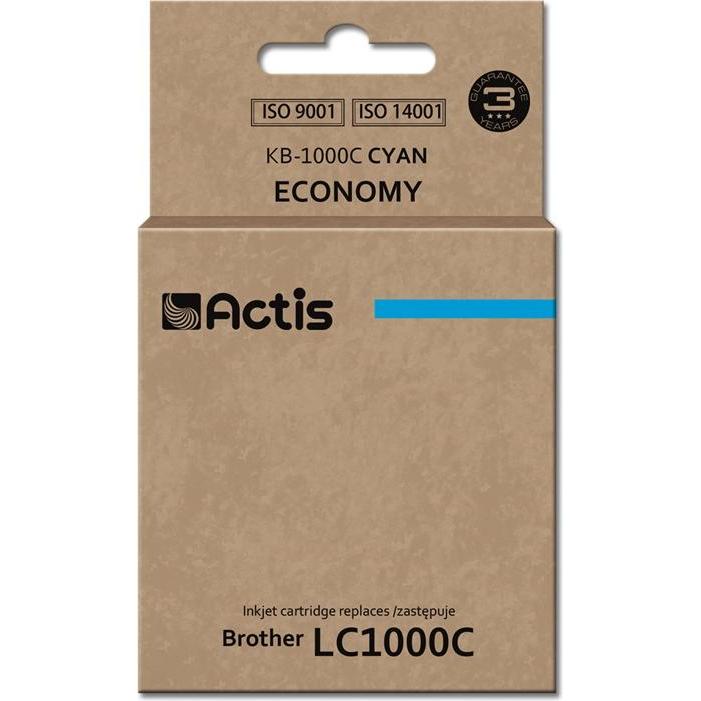 Factis, Druckerpatrone, KB-1000C ink cartridge for Brother LC1000/LC970 cyan - Kompatibel - Tintenpatron (C)