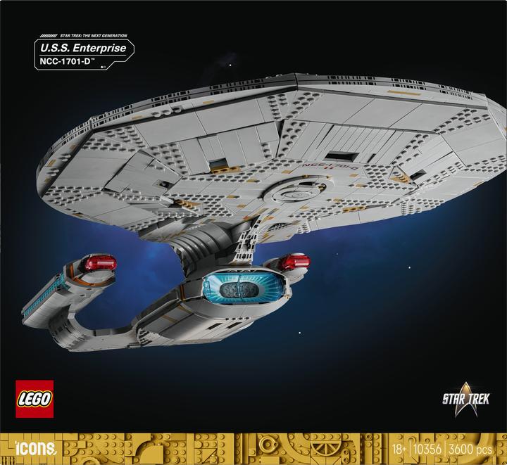 Productafbeelding LEGO Star Trek U.S.S. Enterprise NCC-1701-D (10356, LEGO Icons)