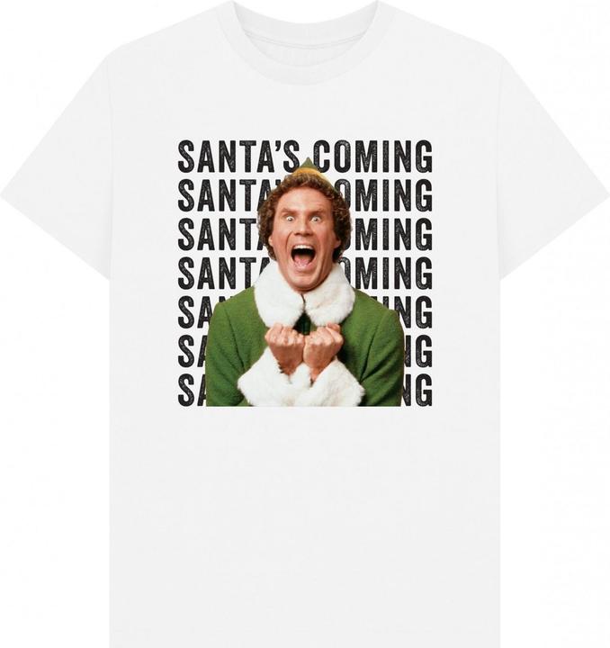 Produktbild Elf Santa's Coming TShirt (M)