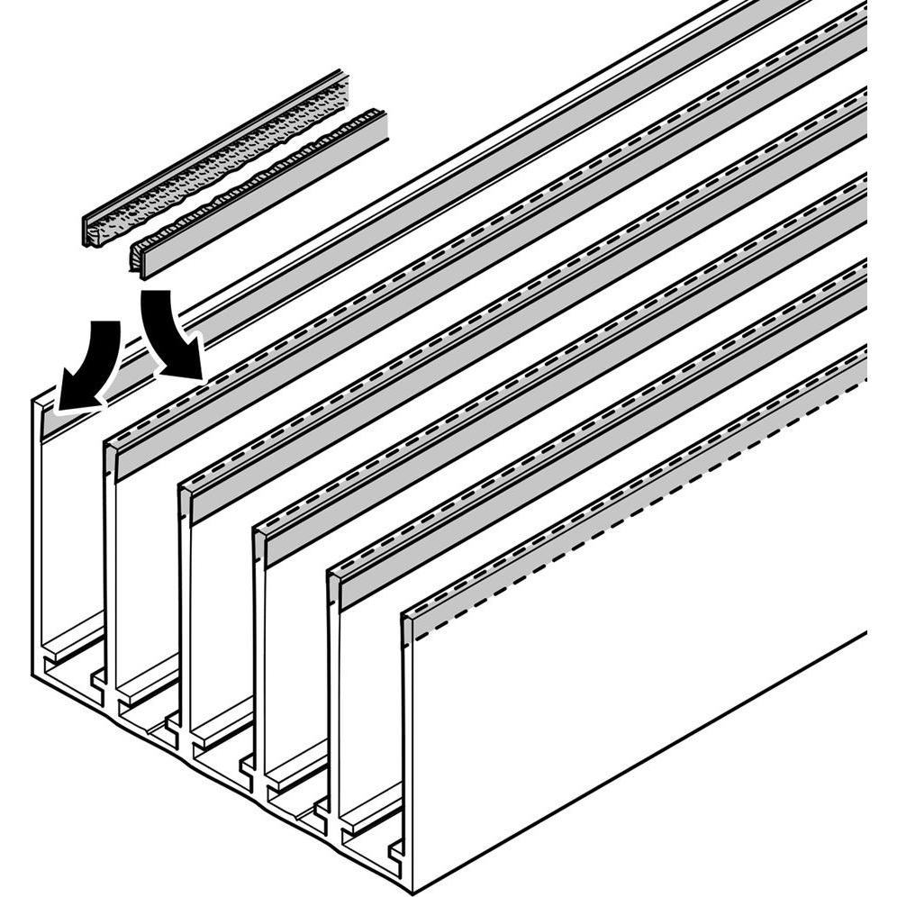 Thumbnail - Vitris, Türbeschlag + Scharnier, Bürstenleisten Atrivant 80