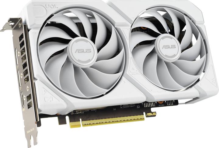 Actual product image ASUS DUAL-RX9060XT-16G-WHITE 16GB GDDR6 HDMI DP (16 GB)
