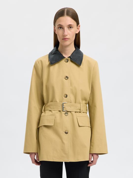 Produktbild Selected Femme Baumwoll Gürtel Trenchcoat