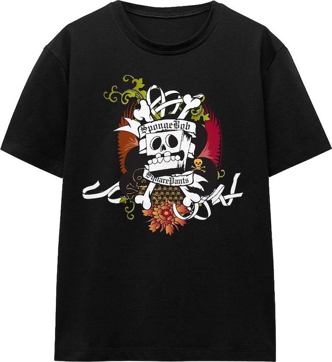 Actual product image Spongebob Squarepants Unisex Adult Rest In Peace T-Shirt (XL)