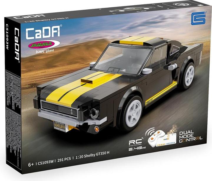 Image du produit Schwarz Kitchen CaDA Shelby GT350 H 1:20 schwarz 2,4GHz Bricks