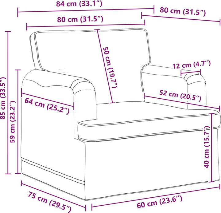 Produktbild vidaXL Modulare Sitzmöbel (Ecksofa)