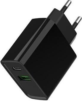 Immagine prodotto Gembird Caricatore Power Delivery USB-A USB-C Nero (20 W, 2 porte)
