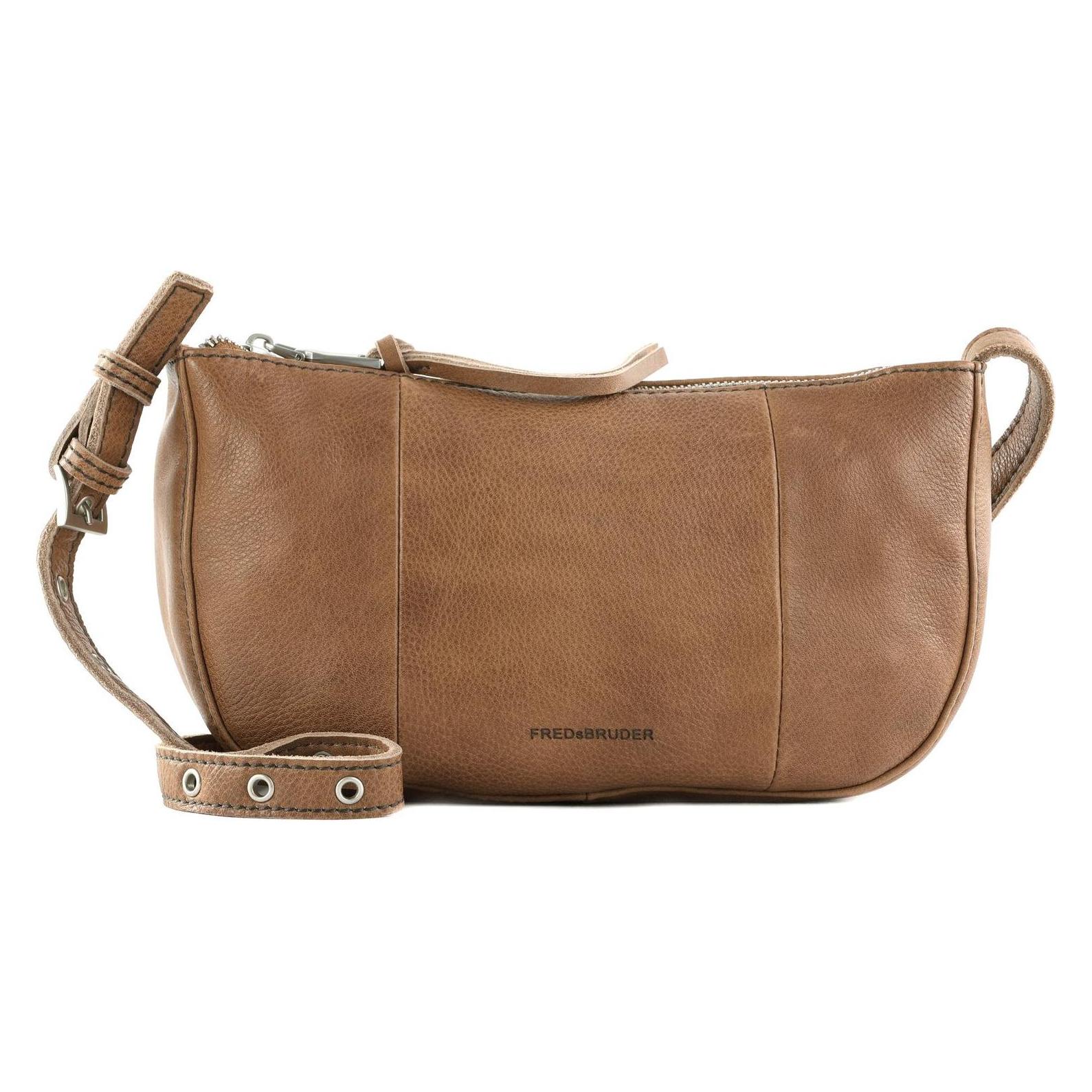 FredsBruder, Damen, Handtasche, Mia Round Crossbag, Braun