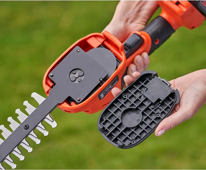 Produktbild Black & Decker 18 V Akku Gras und Strauchschere ohne Akku und Ladegerät (Akkuheckenschere)